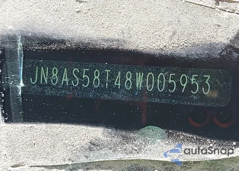 2008 Nissan Rogue Sl из США, поврежденный, VIN JN8AS58T48W005953